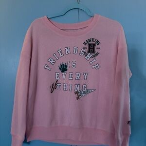 Justice X Stranger Things Size 12/14 (L) kids crewneck.